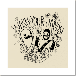 Wash Your Hands Ninja Posters and Art